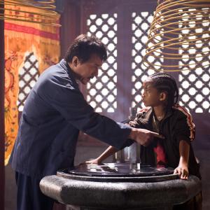 Still of Jackie Chan and Jaden Smith in The Karate Kid 2010