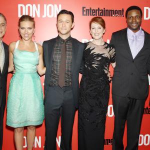 Julianne Moore, Tony Danza, Rob Brown, Joseph Gordon-Levitt, Scarlett Johansson and Jeremy Luc at event of Don Zuanas (2013)