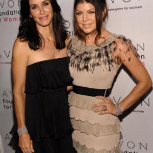 Courteney Cox and Fergie