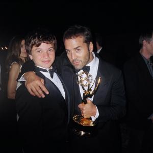 Brandon Hannan (The Sopranos) with Jeremy Piven (Entourage)2007 Primetime Emmys