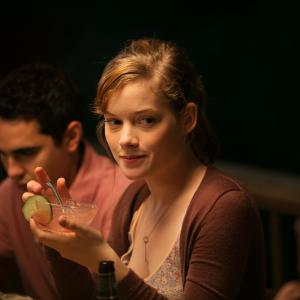 Still of Max Minghella and Jane Levy in About Alex (2014)
