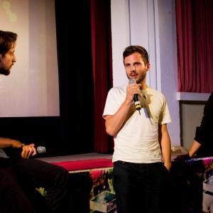 Christoph Rainer Dominik Hartl and Diego Breit at the Shortynale FilmFestival 2012