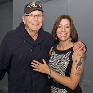 Stewart Stern and Amy at the WYATT STEPS OUT appreciation screening