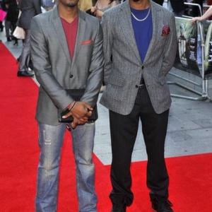 Aml Ameen and Mikel Ameen London Premiere