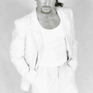 Carlo Corazon in the early 1990s From his modeling portfolio suit by Armani