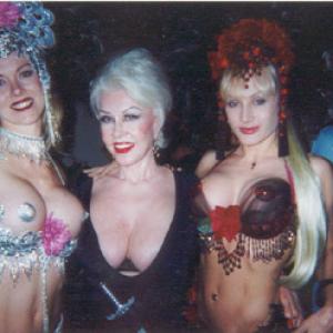 JEANNE CARMEN & FRIENDS at Hollywood HALLOWEEN party at the studio of ANDY WARHOL protege STEVE KAUFMAN