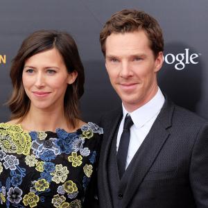 Benedict Cumberbatch and Sophie Hunter at event of The Imitation Game (2014)