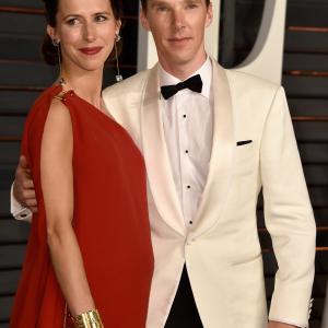 Benedict Cumberbatch and Sophie Hunter at event of The Oscars (2015)