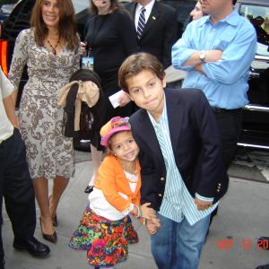 Me with my sister Ava at Everyone's Hero Premier