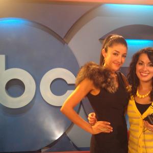 September,2012- Actress YVETTE YATES interviewed by ABC-7 Anchor and Reporter Stephanie Valle (El Paso, TX)
