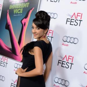 Actress Yvette Yates arrives to the AFI FEST 2014 Presented By Audi Gala Screening Of Inherent Vice  Red Carpet