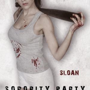 Actress Yvette Yates as SLOAN in feature,SORORITY PARTY MASSACRE (aka GRIZZLY COVE)- 2011