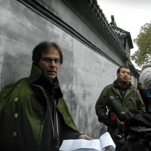 On the set in China