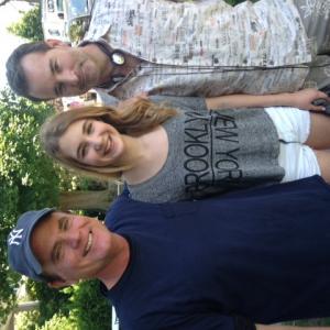 Steve Herek, Sophie Nelisse and David Paterson wrapping THE GREAT GILLY HOPKINS