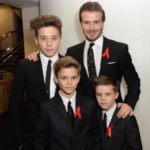 David Beckham, Brooklyn Beckham, Romeo Beckham and Cruz Beckham at event of The Class of 92 (2013)