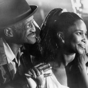 Still of Sammy Davis Jr and Suzzanne Douglas in Tap 1989
