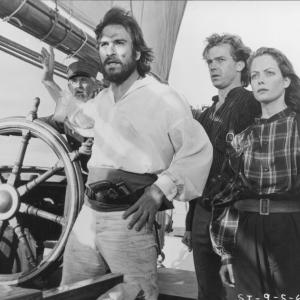 Still of Tommy Lee Jones, Michael O'Keefe and Jenny Seagrove in Nate and Hayes (1983)