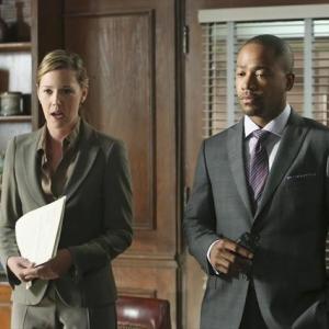 Still of Adria Tennor and Columbus Short in Scandal 2012