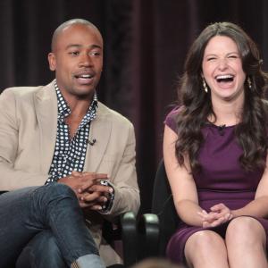 Columbus Short and Katie Lowes