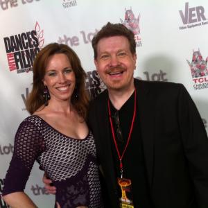 Georgia Reed and director Tim Bartell  Dirty Beautiful feature film