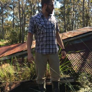 Ty Clancey on location of History Channels Cryptid in Southern Louisiana