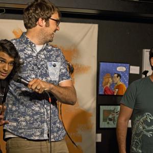 New Kumail doing his impression of Kumail with Jonah and Kumail at The Meltdown  NerdMelt LA