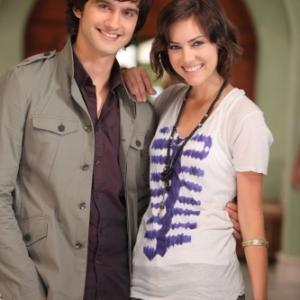 Still of Michael Steger and Jessica Stroup in 90210 (2008)