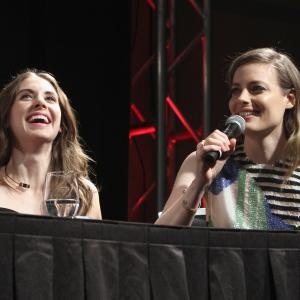 Alison Brie and Gillian Jacobs at event of Community 2009