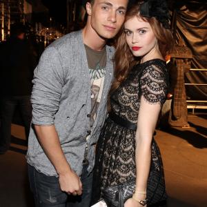 Holland Roden and Colton Haynes