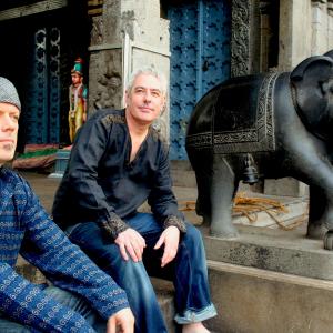 Andrew T Mackay l and Garry Hughes of Bombay Dub Orchestra in Chennai India 2008