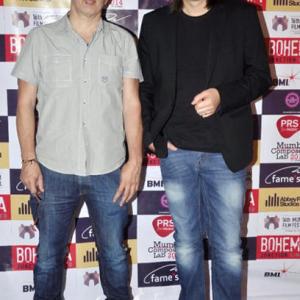 Lab Director Andrew T Mackay and Laurent Koppitz of FAMES Project at the 2nd Mumbai Composer's Lab at day 4 of 16th Mumbai Film Festival (MAMI)
