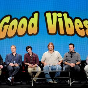 Good Vibes Panel  MTV Networks Summer TCA Tour July 2011 Actors Jake Busey Alan Tudyk Adam Brody and Executive Producers Tom Brady Brad Ableson Mike Clements
