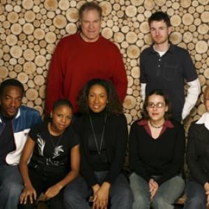 Ryan Fleck, Deborah Rush, Jay O. Sanders, Anthony Mackie, Karen Chilton, Anna Boden and Shareeka Epps at event of Half Nelson (2006)