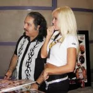 me and Ron Jeremy at AVN Awards signin autographs workin hard for a livin in vegas