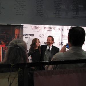Virginia Reece and Richard Dutcher at Falling premiere