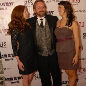 Virginia Reece, Richard Dutcher and Maria T. Eberline at the Falling premiere