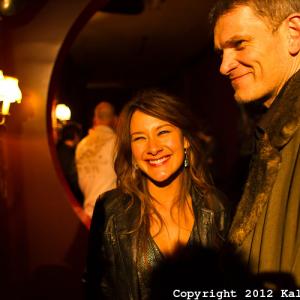 Peta Sergeant and Gotz Otto at an event for Iron Sky Berlinale 2012