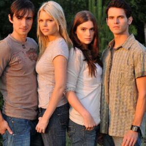 Still of Sophie Monk, Tad Hilgenbrink and Janet Montgomery in The Hills Run Red (2009)