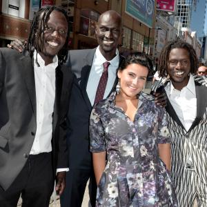 Nelly Furtado Ger Duany and Emmanuel Jal at event of The Good Lie 2014