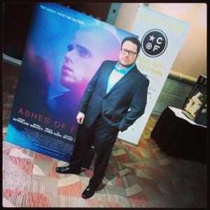 WriterDirector Shane Hagedorn at Ashes of Eden festival premiere 2014 Capital City Film Festival