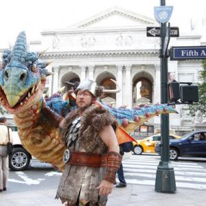 JB Warren at the New York Public Libray Promo for DreamWorks How To Train Your Dragon Live Spectacular
