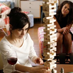 Still of Lenora Crichlow and Cristin Milioti in A to Z 2014