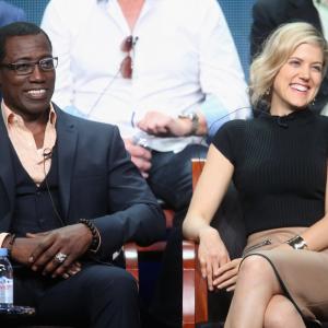 Wesley Snipes and Charity Wakefield at event of The Player 2015