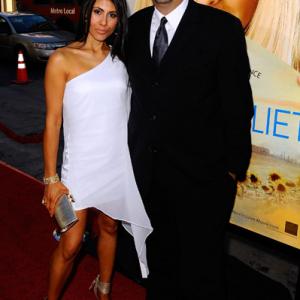 Actress Lorena Rincon and Director James Ordonez. Letters to Juliet premiere. May 11 2010.