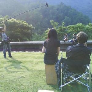Verbeek in the chair shooting in Taiwan