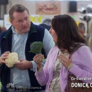 Parks and Recreation (Farmers Market) Tony Forsmark, Kristen Hensely-Sweeney and Amy Poehler