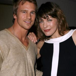 Milla Jovovich and Rusty Joiner