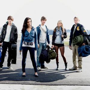 Still of Ryan Donowho Jessica Lowndes Landon Liboiron Julianna Guill and Jake Weary in Altitude