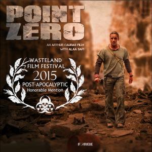 Shortfilm Point Zero gets the Honorable mention at the Wasteland Film Festival 2015 USA