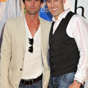 Photo date 12 August 2009  Walton Goggins and Paul J Alessi at the Los Angeles Premiere of Knuckle Draggers  Leammles Sunset 5 LA CA